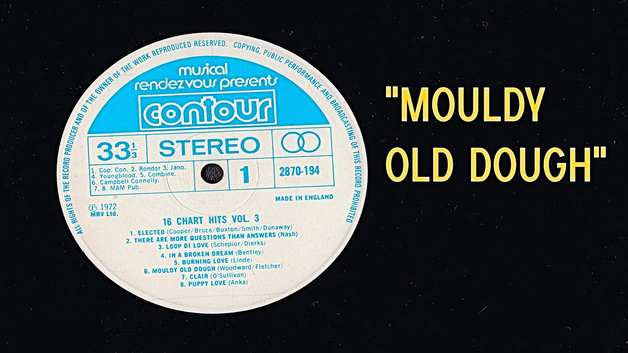 Lieutenant Pigeon | Cover Version | “Mouldy Old Dough”